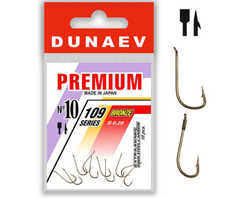 Крючок Dunaev Premium 107 #10 (упак. 10 шт)