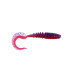 Приманка ZUB-TWIST  90мм(3,5")-5шт, (цвет 021) фиолетовый верх-красный низ