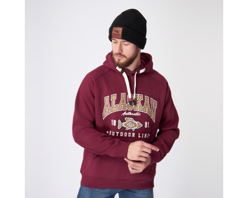 Толстовка Alaskan Promo Hoodie Claret XXL