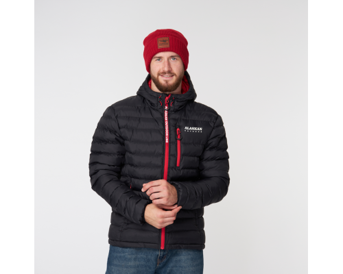 Куртка Alaskan Juneau Black XL утепленная стеганая черный /красный