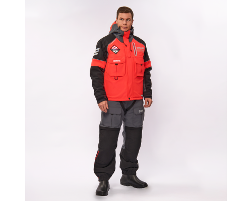 Костюм зимний Alaskan Cherokee Sea Edition поддерживающий XXXL красный/серый/черный