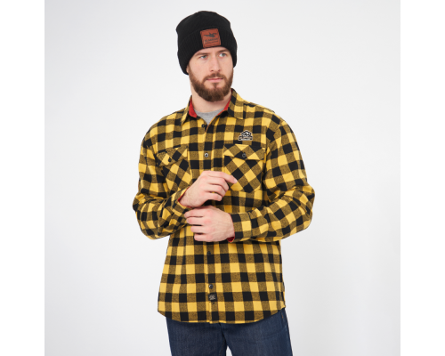 Рубашка Alaskan фланелевая желтая клетка XXXL