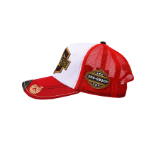 Кепка Maximus Mesh с сеткой,белый/красный (MCM)