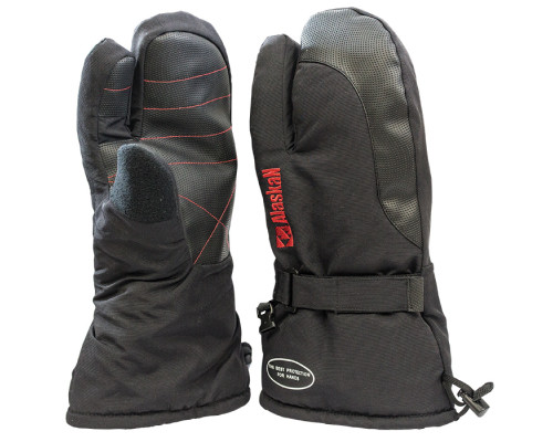 Варежки Alaskan Two Fingers XL (AWGTFBXL) черн.