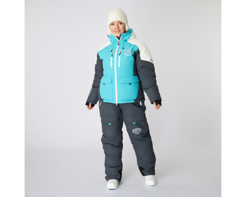 Костюм зимний Alaskan Vanda жен. XS бел/голуб/сер