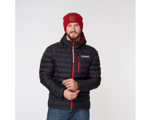 Куртка Alaskan Juneau Black M утепленная стеганая черный /красный
