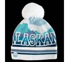Шапка женская Alaskan Knitted мультиколор