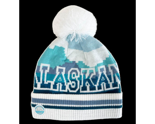 Шапка женская Alaskan Knitted мультиколор