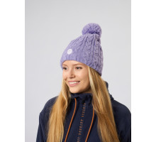 Шапка женская Alaskan Knitted сиреневый