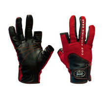 Перчатки спиннингиста Alaskan двухпалые Red/BL M (AGWK-11M)