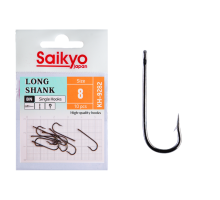 Крючки Saikyo KH-9282 BN LONG SHANK №8 (10 шт.)