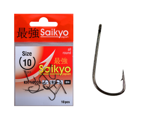 Крючки Saikyo KH-10006 Sode Ring BN №10 (10шт)