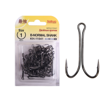 Крючки Saikyo двойн.Normal Shank KH-11041 № 1 BN (50шт)