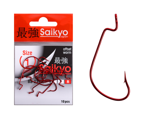 Крючки Saikyo BS-2312 R № 1 (10 шт)