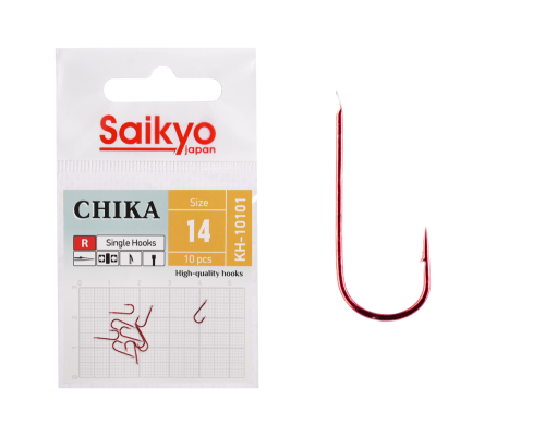 Крючки Saikyo KH-10101 R CHIKA №14 (10 шт.)