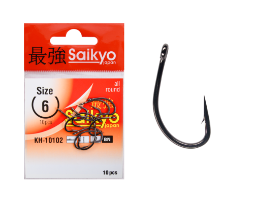 Крючки Saikyo KH-10102 Big Carp BN №6 (10 шт.)