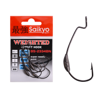 Крючки Saikyo BS-2334 Weighted BN №2/0 (5 шт)