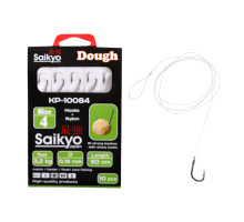 Крючки Saikyo KP-10084 Dough BN №4 (10шт) c повод.