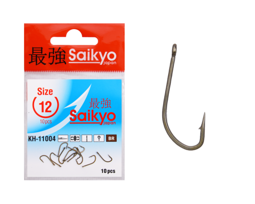 Крючки Saikyo KH-11004 Crystal BR №12 (10шт)