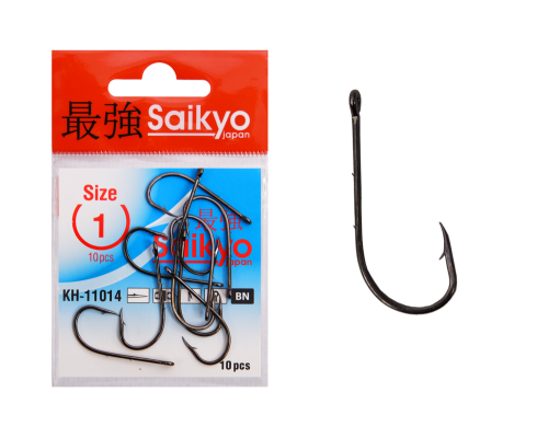 Крючки Saikyo KH-11014 Bait Holder BN № 1 (10шт)