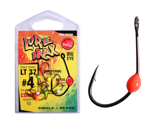 Крючки LureMax Trout LT37 # 4 Сombi (10шт)