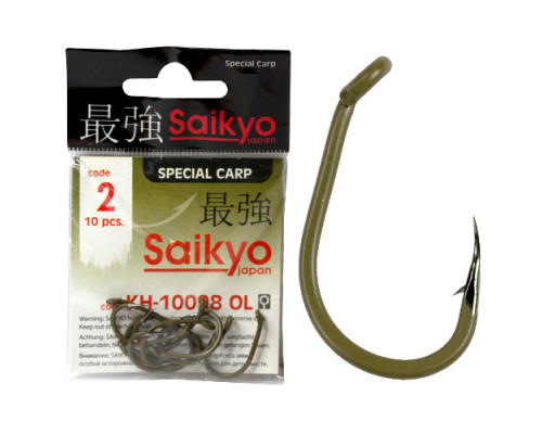 Крючки Saikyo KH-10098 Clever Carp OL №2 (10 шт.)