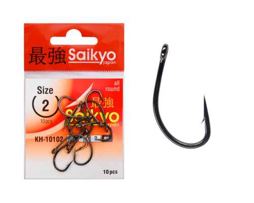 Крючки Saikyo KH-10102 Big Carp BN №2 (10 шт.)