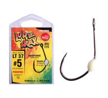 Крючки LureMax Trout LT37 # 5 Phospho (10шт)