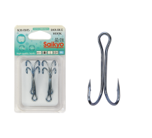 Крючки Saikyo двойн. KH-1145 №3/0 Blue (4шт)