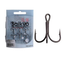 Крючки Saikyo тройн.7046BN 2X № 10 (10шт)
