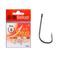 Крючки Saikyo KH-10006 Sode Ring BN № 6 (10шт)