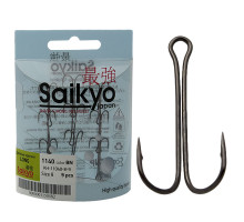Крючки Saikyo двойн.Long Shank KH-11040 BN № 8 (9шт)