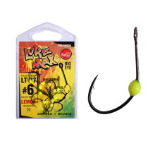 Крючки LureMax Trout LT37 #6 Lemon (10шт)