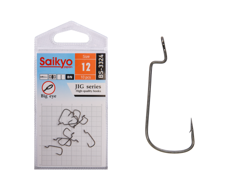Крючки Saikyo BS-3324 BN №12 (10 шт.)