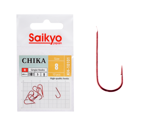 Крючки Saikyo KH-10101 R CHIKA №8 (10 шт.)