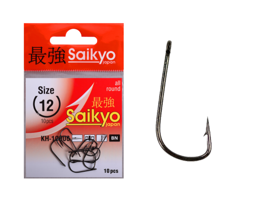 Крючки Saikyo KH-10006 Sode Ring BN №12 (10шт)