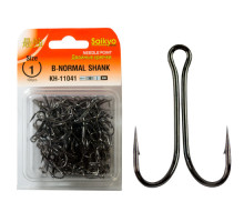 Крючки Saikyo двойн.Normal Shank KH-11041 № 8 BN (100шт)