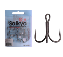 Крючки Saikyo тройн.7046BN 2X № 6 (10шт)
