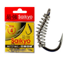 Крючки Saikyo KHS-10085 с пруж. №2XS (10 шт)