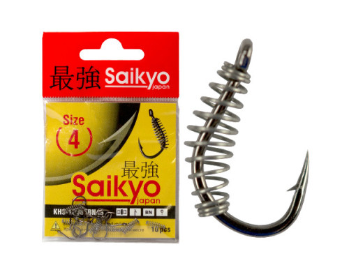 Крючки Saikyo KHS-10085 с пруж. №2XS (10 шт)