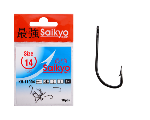 Крючки Saikyo KH-11004 Crystal BN №14 (10шт)