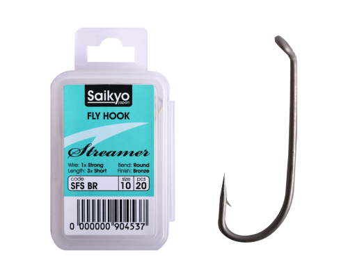 Крючки Saikyo KH-71472 Streamer BR №10 (20шт)