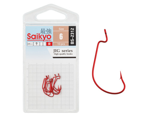 Крючки Saikyo BS-2312 R № 6 (10 шт.)