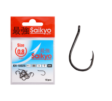 Крючки Saikyo KH-10026 Chinu Ring BN №0,8 (10шт)