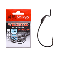 Крючки Saikyo BS-2332 Weighted BN №1/0 (5 шт)