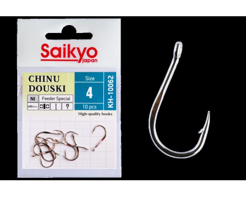 Крючки Saikyo KH-10062 NI CHINU DOUSKI №4 (10 шт.)