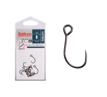 Крючки Saikyo SSBL075-BN IN-LINE EYE BARBLESS №6 (10 шт.)
