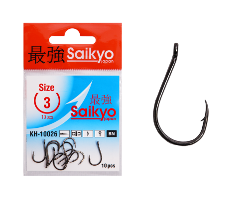 Крючки Saikyo KH-10026 Chinu Ring BN №3 (10шт)