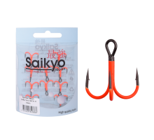 Крючки Saikyo тройн.7001 OR № 6 (10шт)