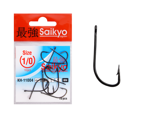 Крючки Saikyo KH-11004 Crystal BN № 1/0 (10шт)